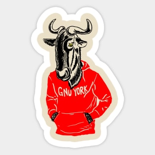 Gnu York Sticker